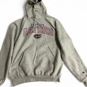 Champion Gray Collegiate Style Sweater